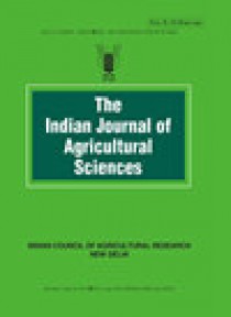 Indian Journal Of Agricultural Sciences