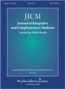 Journal Of Integrative And Complementary Medicine