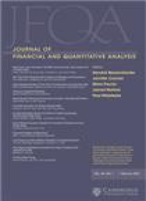 Journal Of Financial And Quantitative Analysis