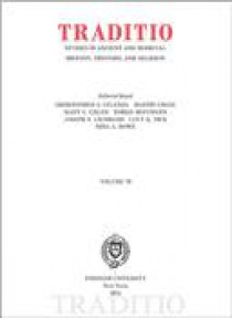Traditio-studies In Ancient And Medieval History Thought And Religion