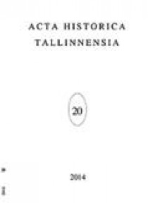 Acta Historica Tallinnensia