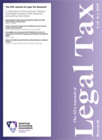 Ata Journal Of Legal Tax Research
