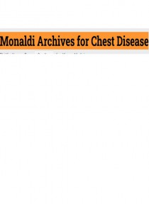 Monaldi Archives For Chest Disease