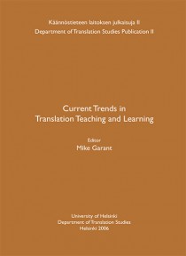 Current Trends In Translation Teaching And Learning E